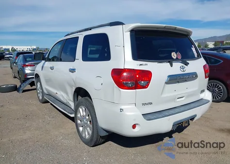 2008 Toyota Sequoia Platinum 5.7L V8 z USA, uszkodzony, nr VIN 5TDBY67A38S003552